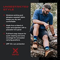 Vertx Expedition Men's Short Sleeve Shirt, Tactical, CCW Compatible, with Sun Protection