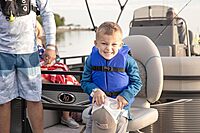ONYX General Purpose Coast Guard Approved Boating Life Jacket Child 33-55lbs Blue