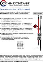 CE12VBM6K Easy 12V Motor/Accessory Connection Kit (6 AWG)