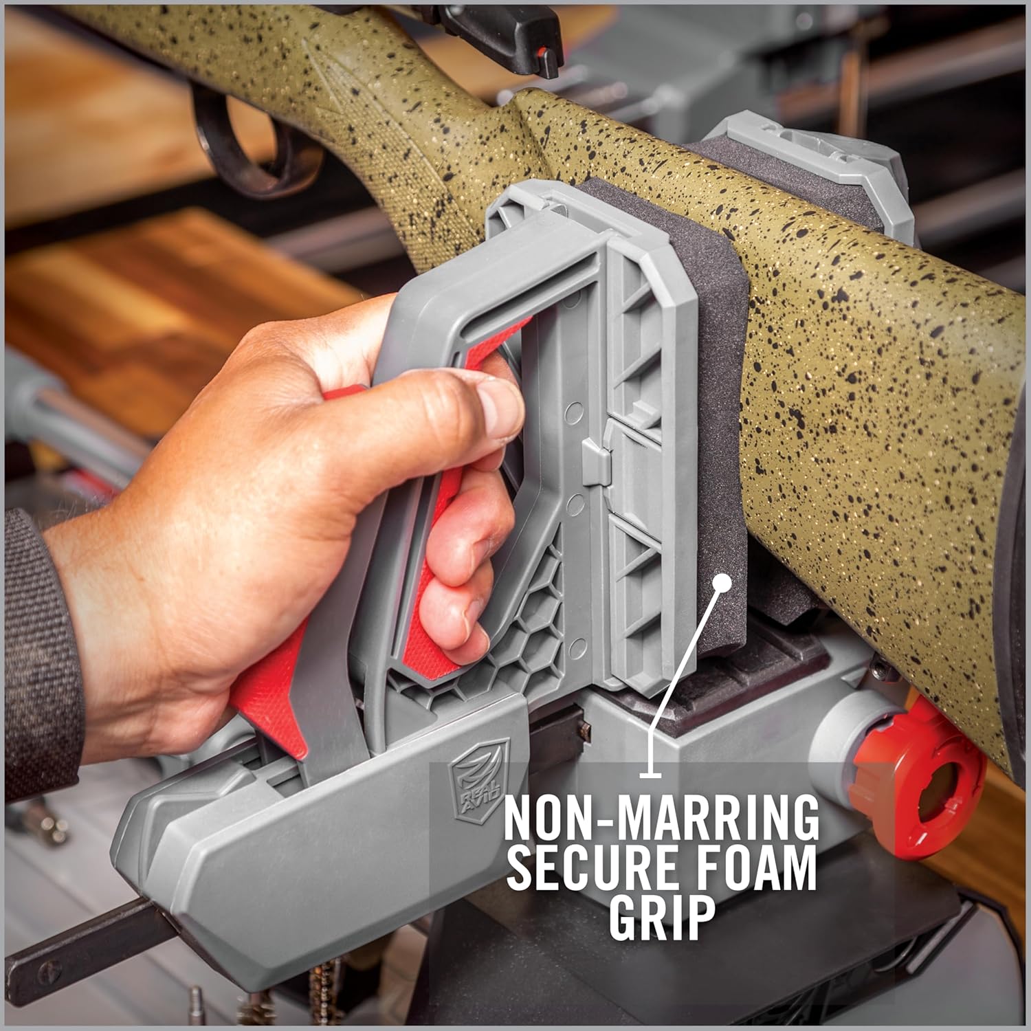 Real Avid Master Gun Workstation Up to 18.3" of Travel One-Hand Quick Adjustable Clamping
