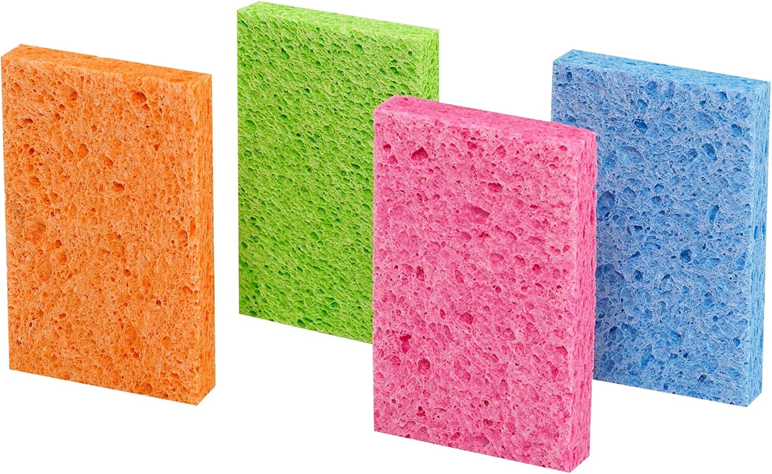 Scotch-Brite ocelo Handy Sponge, Assorted Colors, 4 Sponges