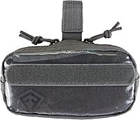 FIRST TACTICAL Hook & Loop Velcro Pouch with Clear Micro-Mesh Face