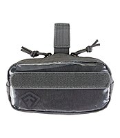 FIRST TACTICAL Hook & Loop Velcro Pouch with Clear Micro-Mesh Face