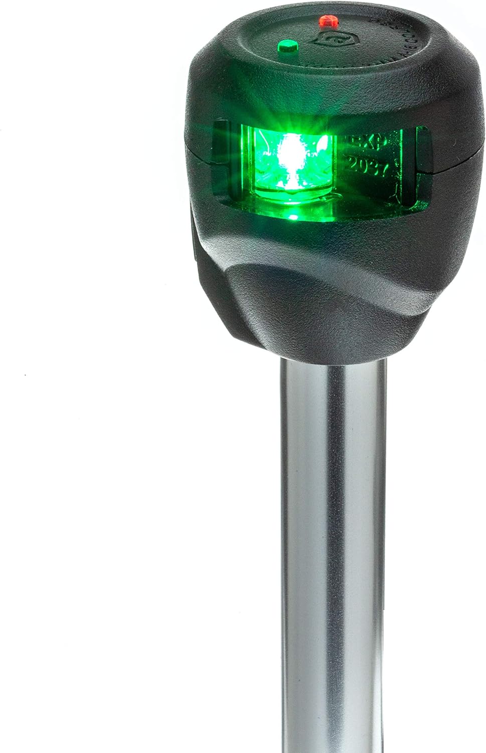 Attwood Bi-Color Lightarmor LED Navigation - Pole Light Red-Green - 10" - Boat Bi-Color Lightarmor LED Navigation