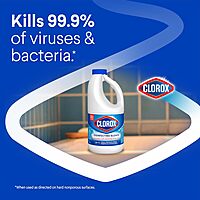 CLOROX Disinfecting Bleach, Concentrated Formula, Regular - 43 Fl oz