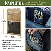 MAXPEDITION Hook & Loop Mini Organizer