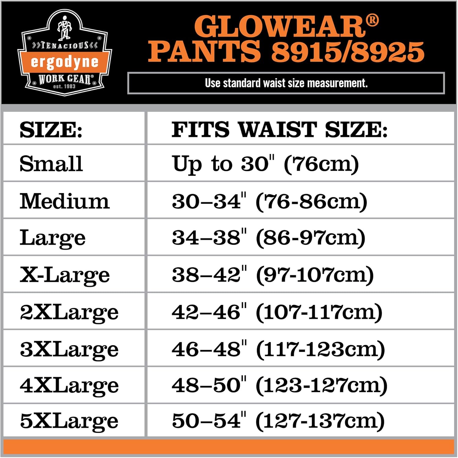 Ergodyne GloWear 8915 Class E Hi-Vis Rain Pants