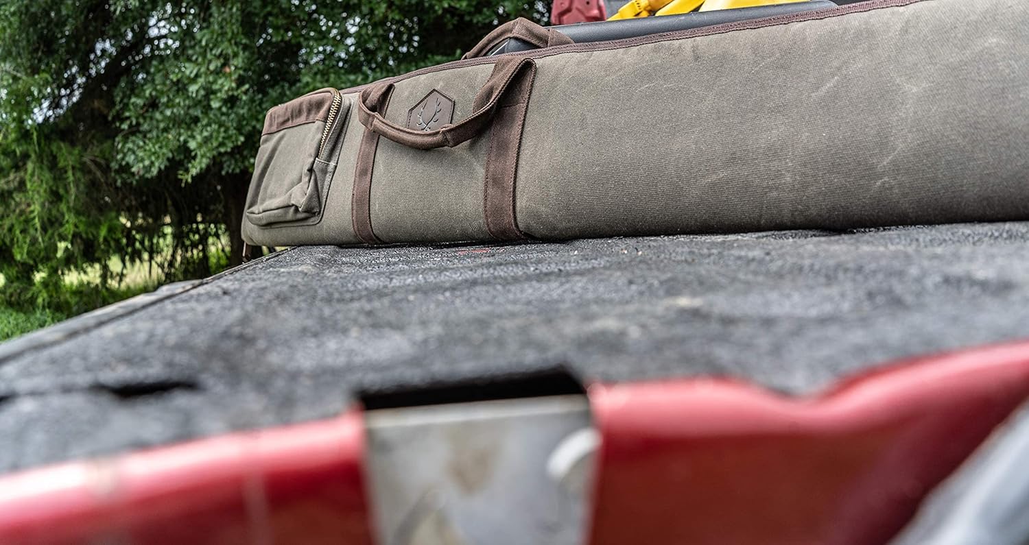 EVOLUTION OUTDOOR Rawhide Series Waxed Canvas Rifle and Shotgun Case