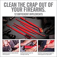 Real Avid Gun Detailing Brush Set & Pick Set: 12 Gun Cleaning Tools with Soft Bristle and Stiff Bristle Scrub Brushes