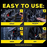 Meguiar's Hot Rims Wheel Cleaner, 24 Oz Spray Bottle