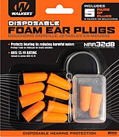 Walker's 32dB NRR Noise-Canceling ANSI S3.19 Passive Hearing Protection Range Shooting Hunting Work Soft Comfortable