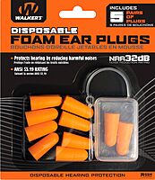 Walker's 32dB NRR Noise-Canceling ANSI S3.19 Passive Hearing Protection Range Shooting Hunting Work Soft Comfortable