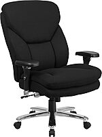 Flash Furniture HERCULES Series 24-7 Intensive Use Big & Tall Ergonomic High-Back Office Chair With Lumbar Knob And Headrest