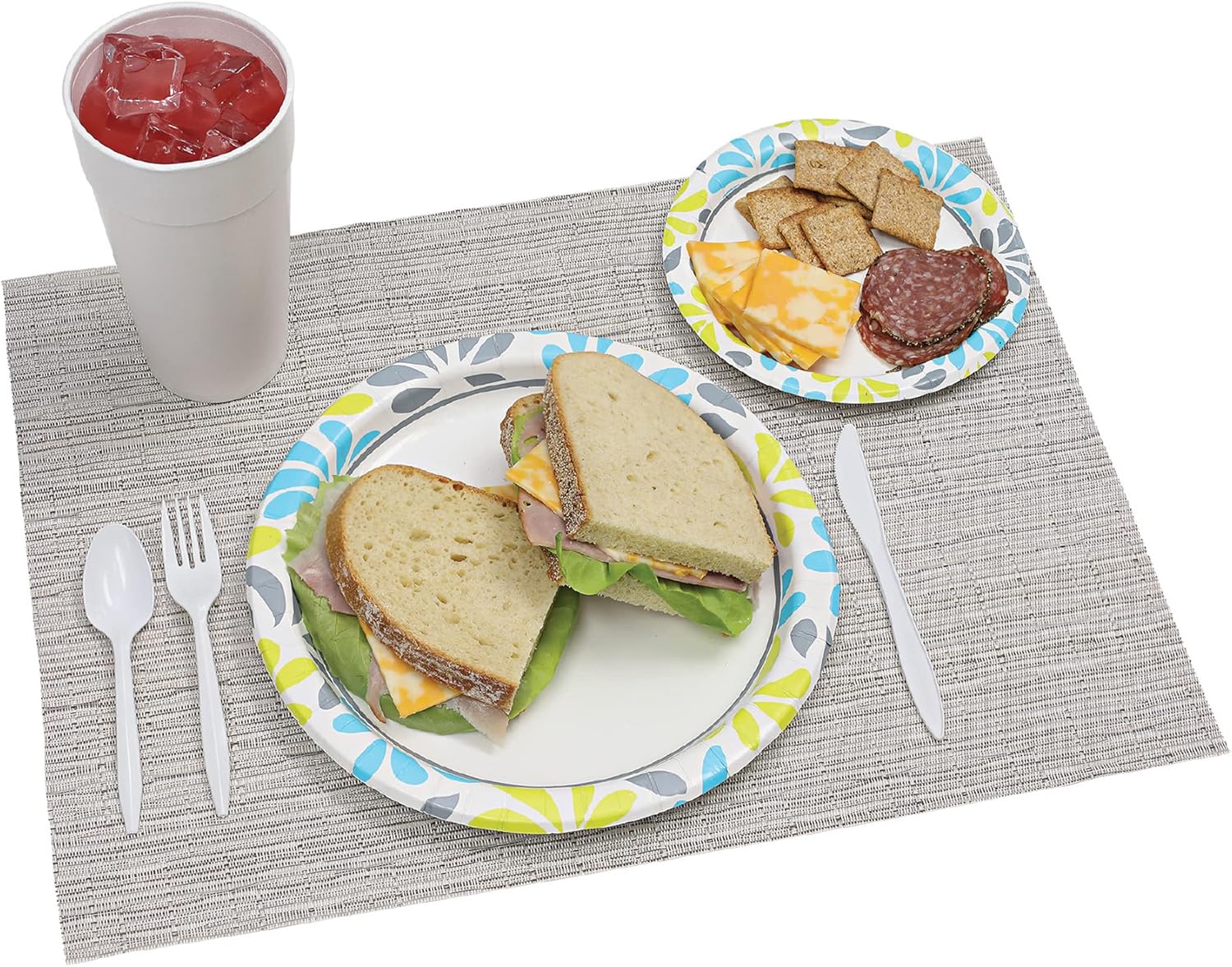 Genuine Joe Printed Disposable Paper Plates