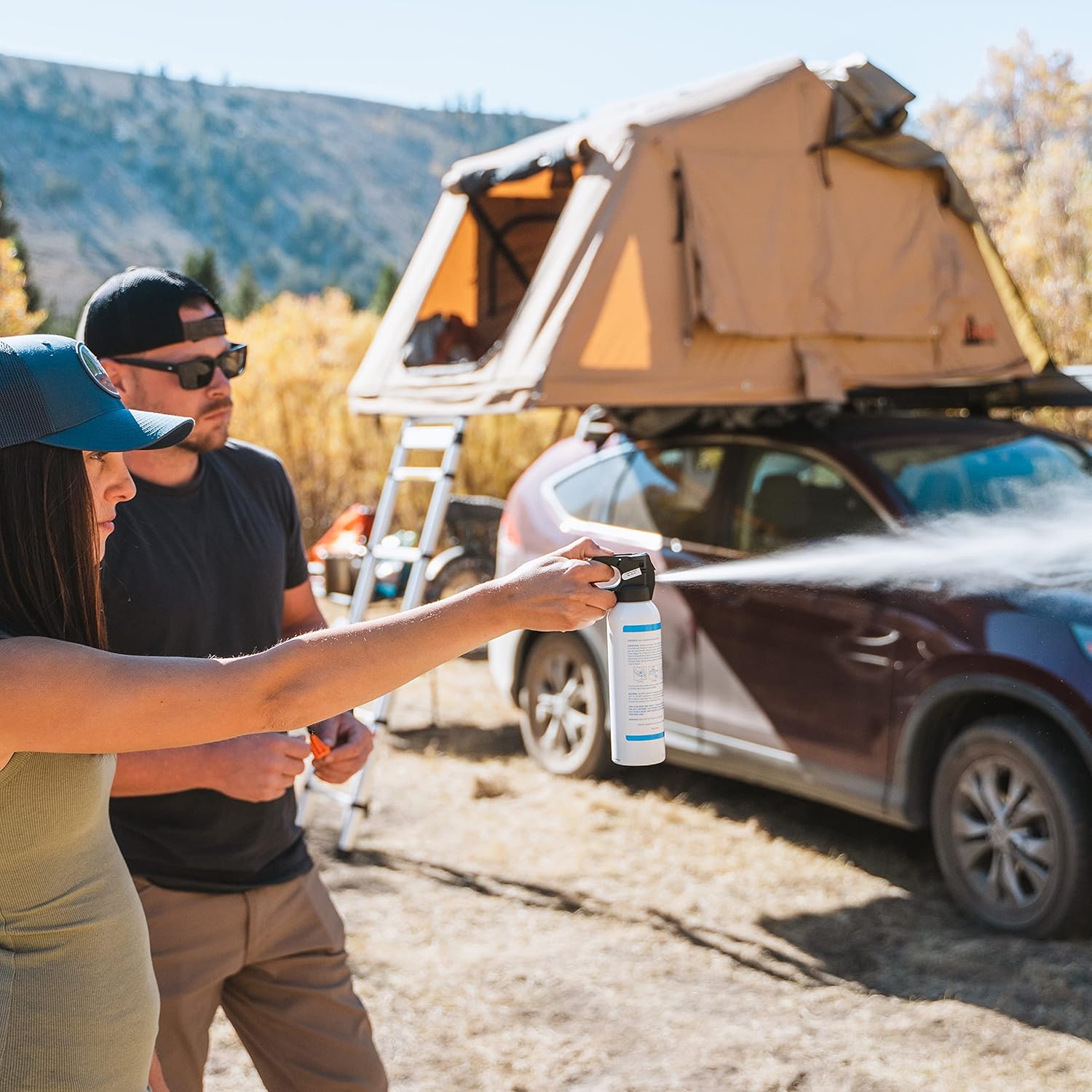 SABRE Frontiersman Practice Bear Spray, 7.9 oz Inert Canister, Practice Before You Go