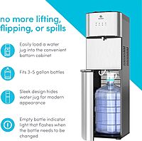 Avalon Limited Edition Self Cleaning Water Cooler Water Dispenser - 3 Temperature Settings - Hot, Cold & Room Water