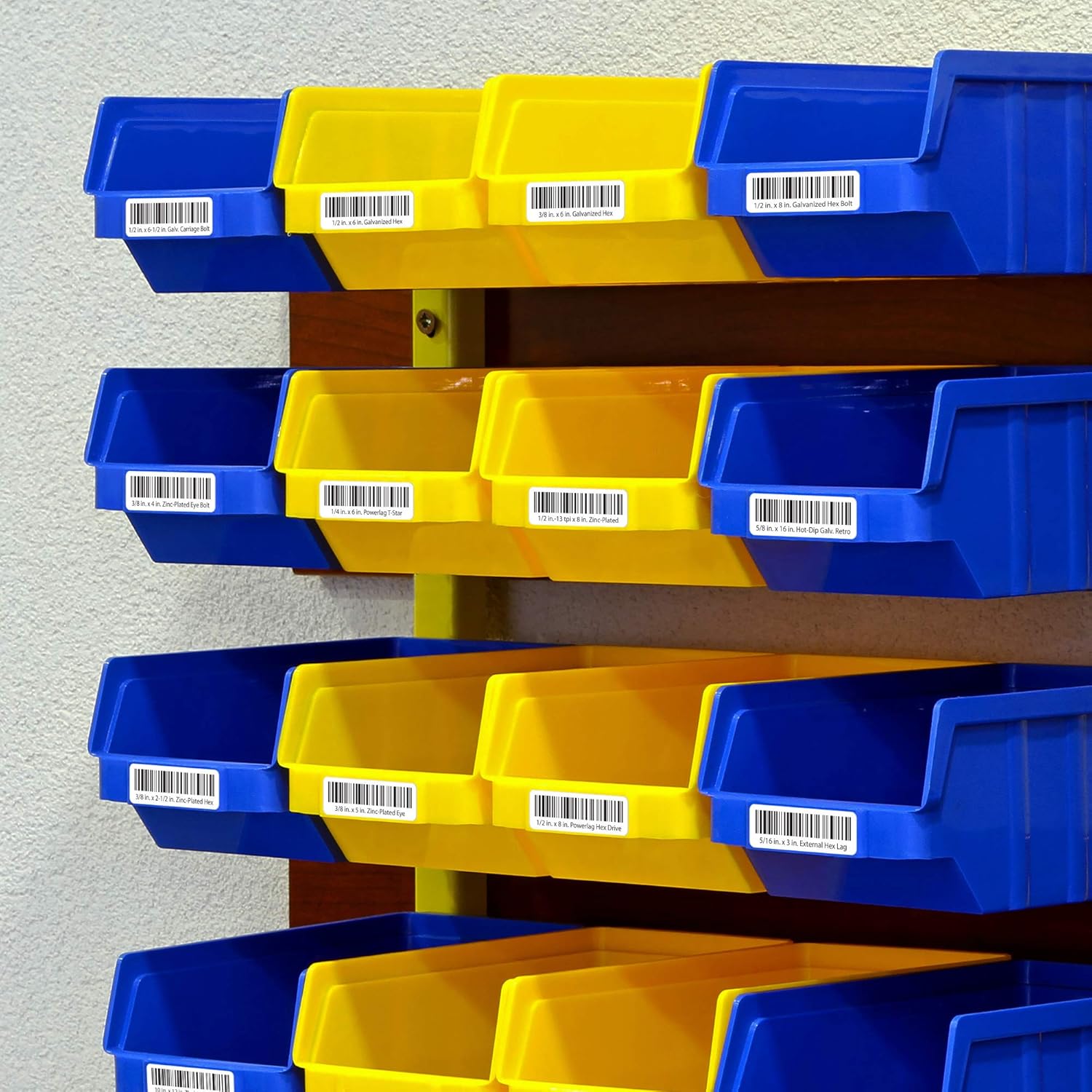 AVERY Matte White Rectangle Labels, Sure Feed Technology, 1" x 4"