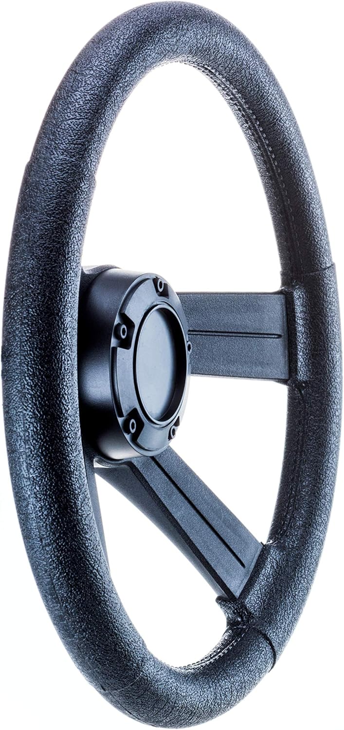 attwood 8315-4 Weatherproof 13-Inch Marine Boat Soft-Grip Steering Wheel with Cap