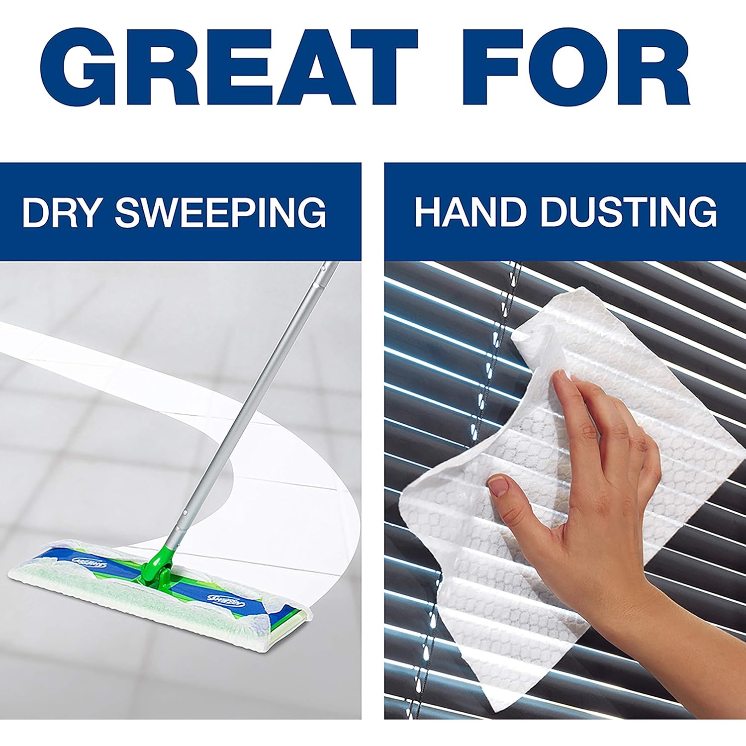 Swiffer Max Dry Cloth Refills - 17.9 x 10, White, 16/Box