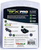 TRUGLO TFX PRO Handgun Night Sights Tritium and Fiber Optic