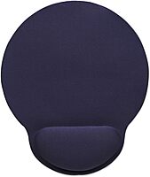 Manhattan Gel Mouse Pad - with Soft Wrist Support, Non- Slip Base, Ergonomic Design - for Laptop, Computer, PC Mouse - Blue