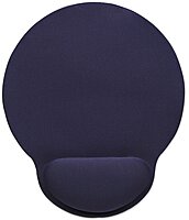 Manhattan Gel Mouse Pad - with Soft Wrist Support, Non- Slip Base, Ergonomic Design - for Laptop, Computer, PC Mouse - Blue