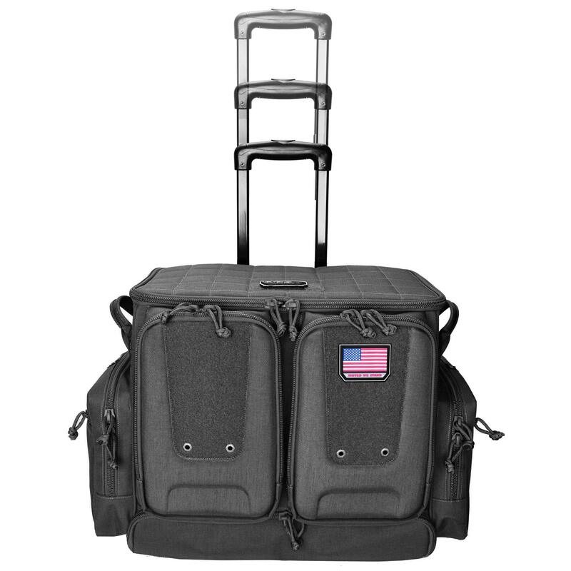 G.P.S. Tactical Rolling Range Bag