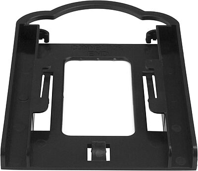 StarTech.com 2.5" HDD / SDD Mounting Bracket for 3.5" Drive Bay - Tool-less Installation - BRACKET125PT, Black