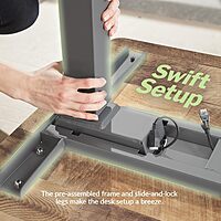 VARI ComfortEdge Electric Standing Desk – Adjustable Sit-Stand