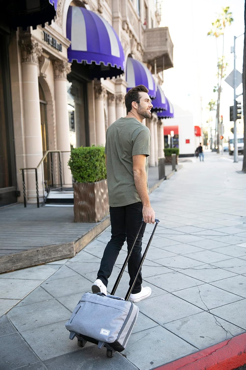 Solo New York Underseat Rolling Catalog Case - Roller Laptop Bag with Wheels, Wheeled Briefcase for Women & Men