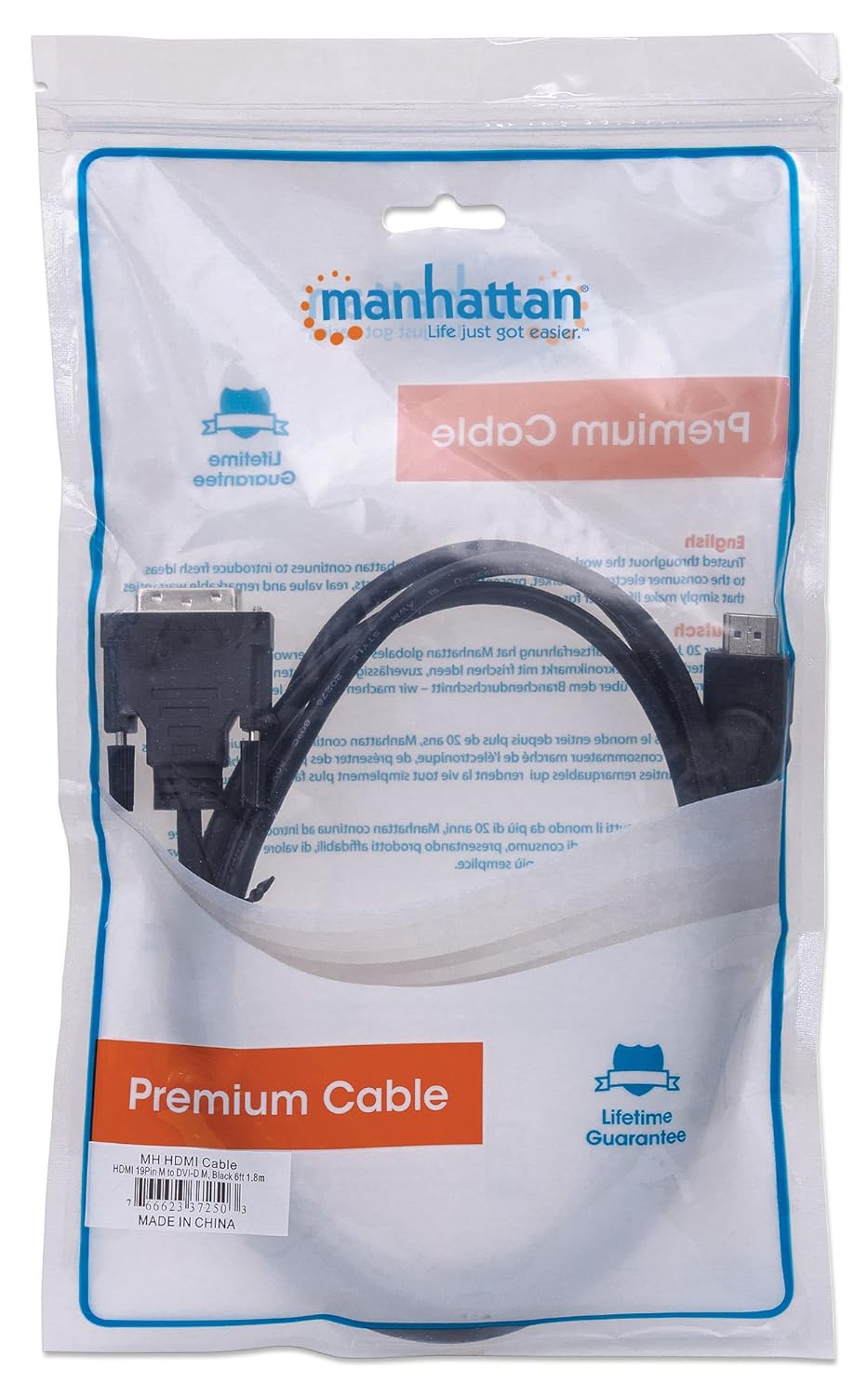 MANHATTAN High Speed HDMI and HDMI to DVI Cables