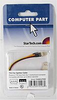 StarTech.com Fan Power Splitter Cable - 3-pin & 4-pin (Internal)