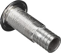ATTWOOD Stainless Steel Straight Barbed Thru-Hull (Standard Thread)