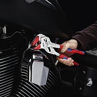 KNIPEX 10" Pliers Wrench, Ergonomic Grip