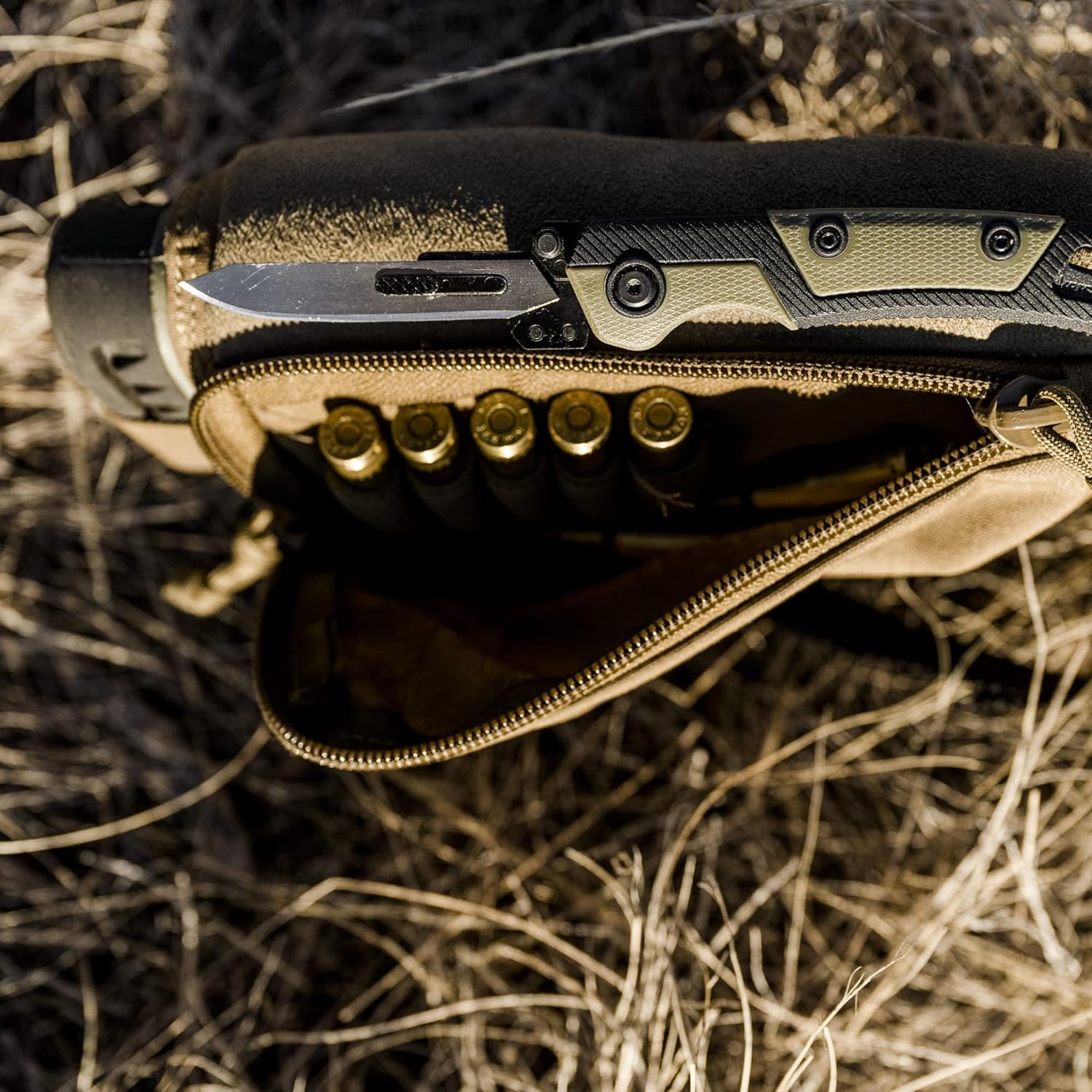 Kershaw Lonerock RBK2, New Skinning and Caping Folding Knife, 2.8 inch Replaceable Surgical Blades