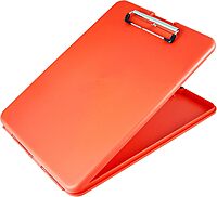 SAUNDERS SlimMate Letter-Size Plastic Storage Clipboard with Low-Profile Clip