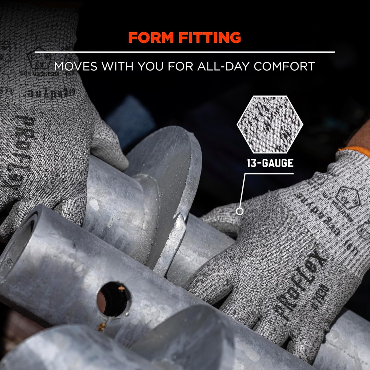 Ergodyne ProFlex 7030 PU-Coated Cut-Resistant Work Gloves