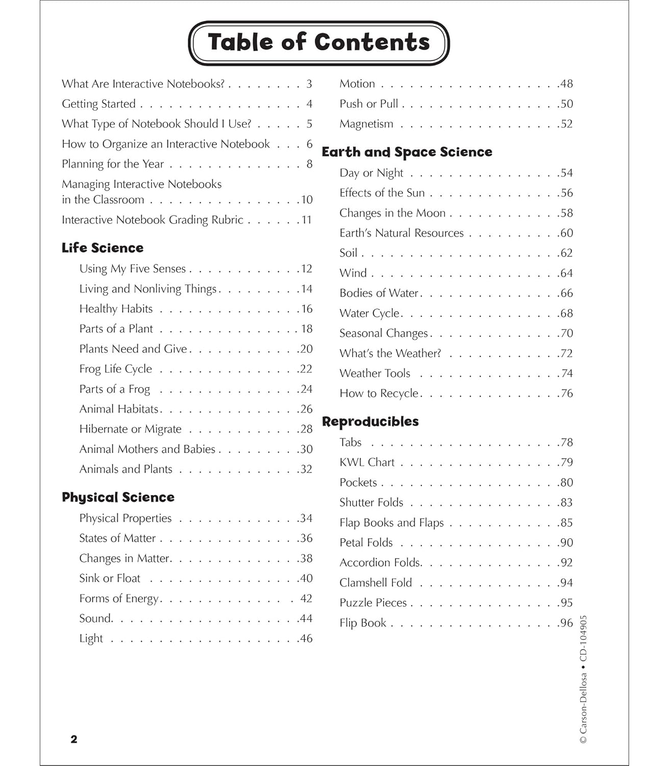 Carson Dellosa 1st Grade Interactive Notebooks, Reproducible Workbook Covering Physical, Space, and Earth Science