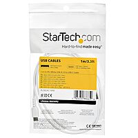 StarTech.com USB A to USB C Charging Cable - USB 2.0, Aramid Fiber