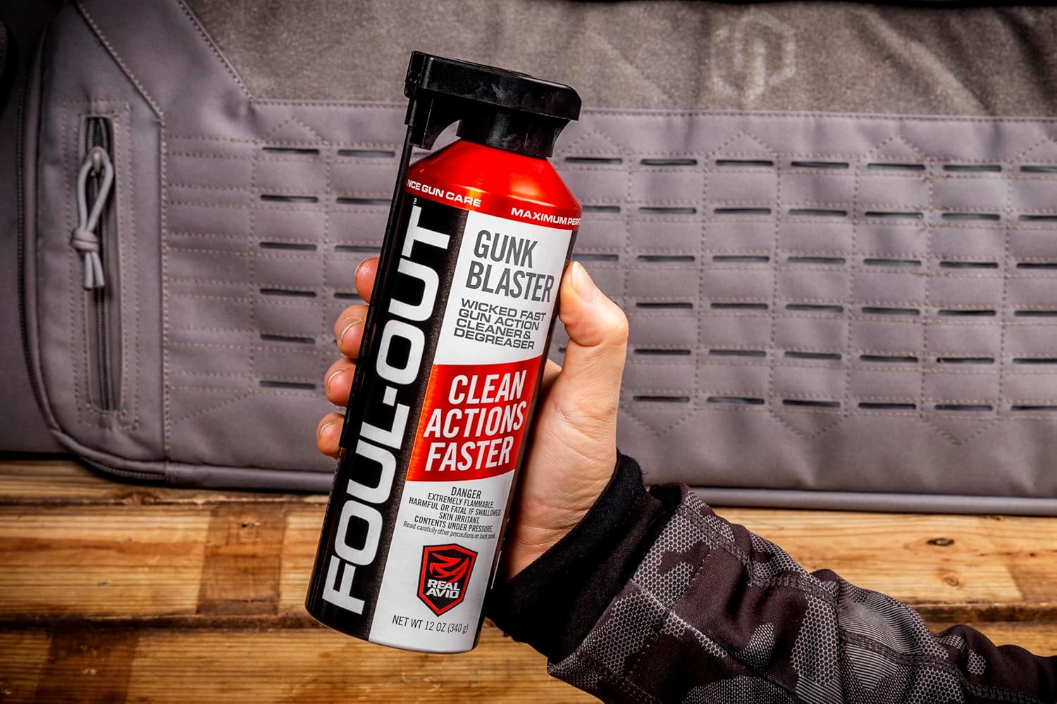 Real Avid Foul-Out Gunk Blaster - 12 Ounce Gun Cleaner Spray for Gun Maintenance
