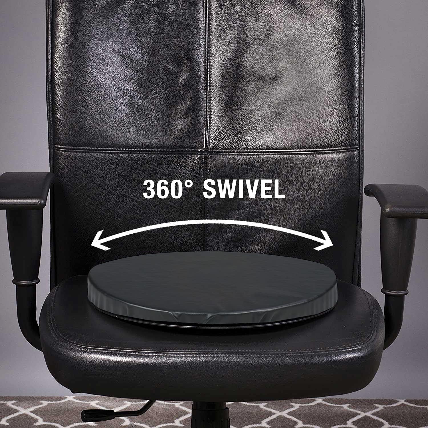 HealthSmart 360 Degree Swivel Seat Cushion, Chair Assist for Elderly, Swivel Seat Cushion for Car, Twisting Disc
