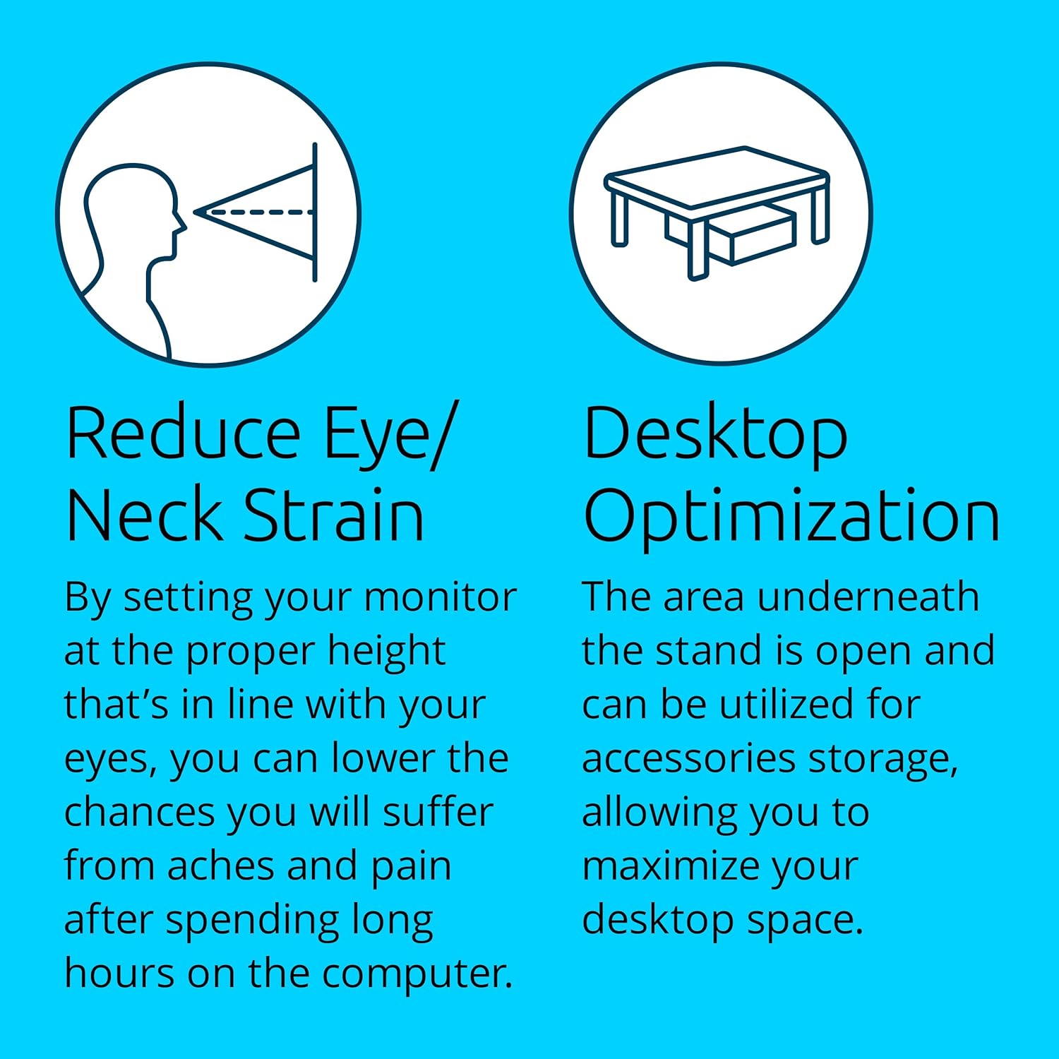 KENSINGTON SmartFit Low-Profile Monitor Stand for up to 21" Screens