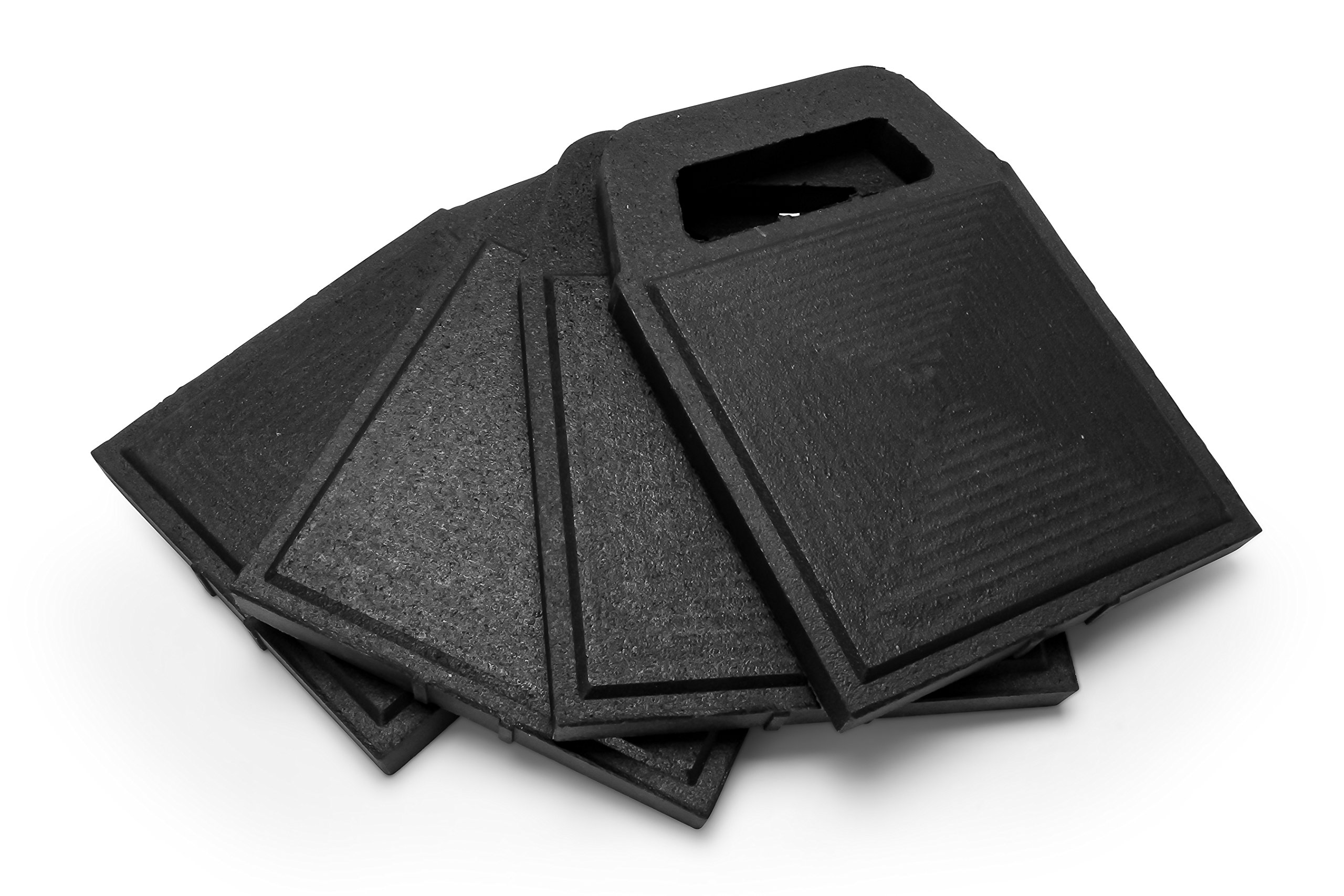 Camco Stabilizer Jack Flex Pads - Helps Prevent Jacks and Stabilizer from Sinking into The Ground -Can Be Used on Uneven