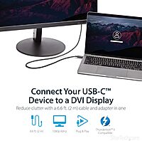 StarTech.com USB-C to DVI Cable