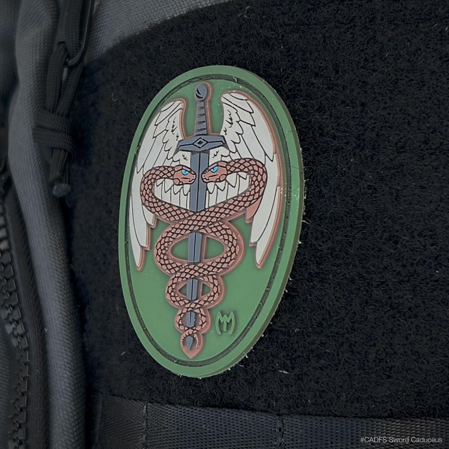 MAXPEDITION Sword Caduceus 3D PVC Morale Patch