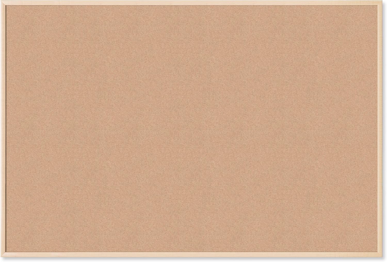 U BRANDS Cork Bulletin Board, Birch Wood Frame