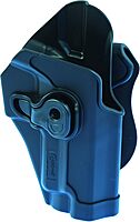 CALDWELL OWB Molded Retention Holsters with Heavy Duty Poly Construction, Adjustable Positioning and Paddle Clip