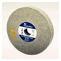 3M Scotch-Brite Deburring Wheel, 6 x 1 x 1 in, Density 7, Fine, Silicon Carbide