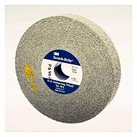 3M Scotch-Brite Deburring Wheel, 6 x 1 x 1 in, Density 7, Fine, Silicon Carbide