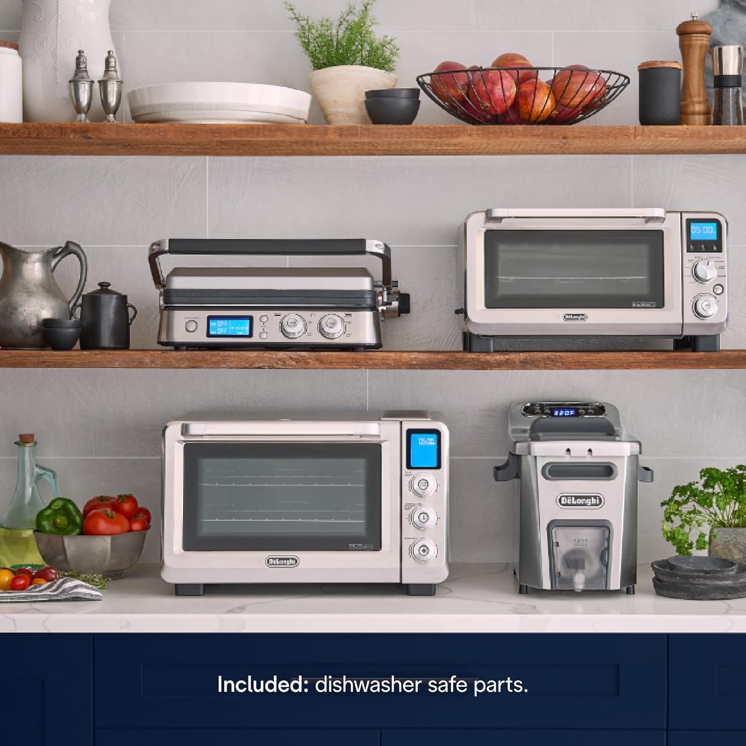 De’Longhi Livenza Deep Fryer with EasyClean System, Cool Zone, Adjustable Thermostat, Dishwasher-Safe Parts, Large Capacity